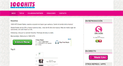 Desktop Screenshot of 1000hits.es